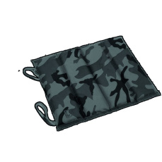 Bärbar sittmatta