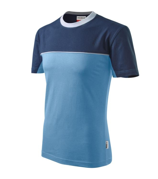 RIMECK Colormix – T-shirt unisex, azurblå, 4XL, produktbild (1)