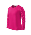 MALFINI Fit-T LS – T-shirt för barn, hallon