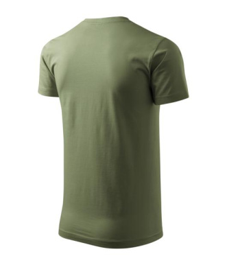 MALFINI Heavy New – T-shirt unisex, khaki, XS, produktbild (4)