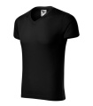 MALFINI Slim Fit V-neck – T-shirt herr, svart