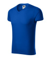 MALFINI Slim Fit V-neck – T-shirt herr, kungsblå