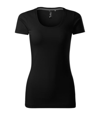MALFINI Premium Action – T-shirt dam, svart, XS, produktbild (2)
