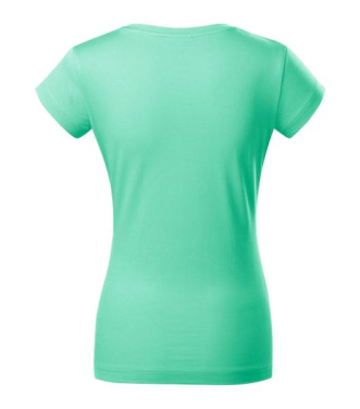 MALFINI Fit V-neck – T-shirt dam, mint, XS, produktbild (3)