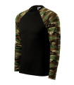 MALFINI Camouflage LS – T-shirt unisex, kamouflagebrun