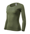 MALFINI Fit-T LS – T-shirt dam, khaki
