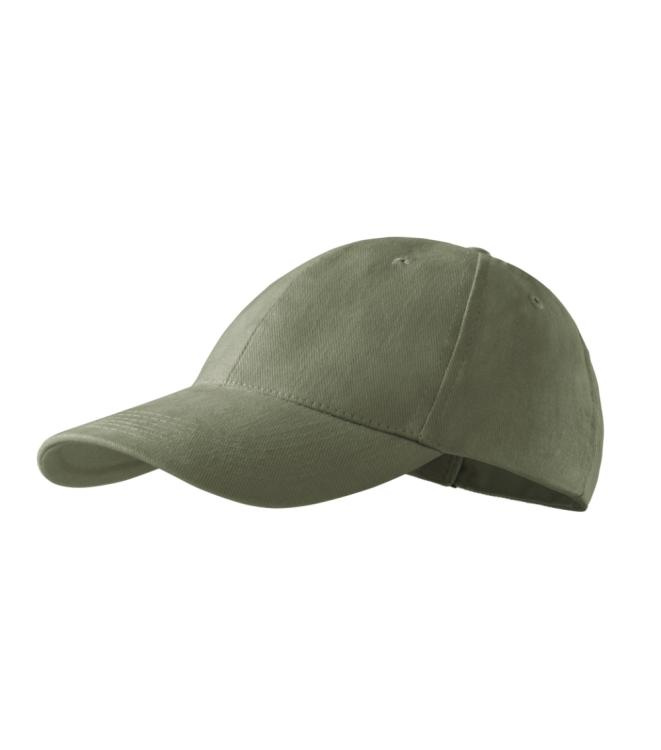 MALFINI 6P – Keps unisex, khaki, adjustable, produktbild (1)