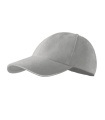 MALFINI Sandwich 6P – Keps unisex, ljus antiksilver
