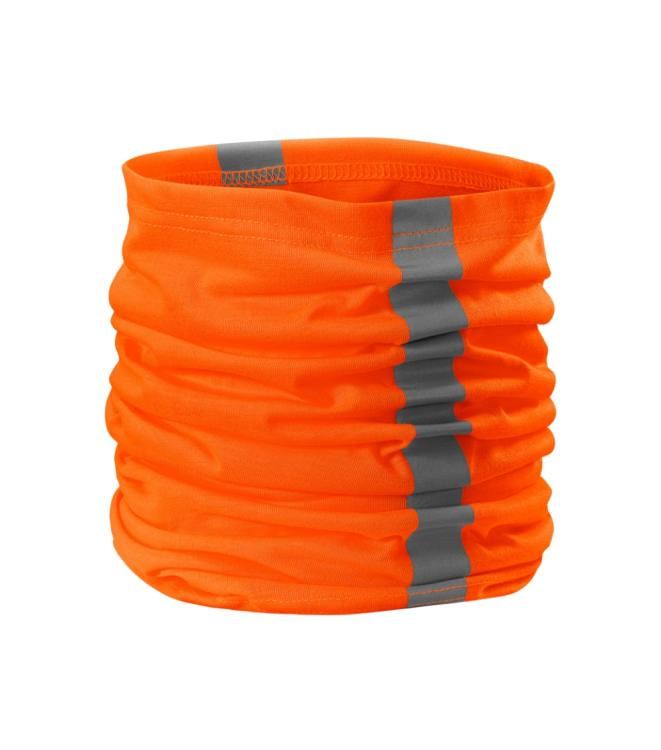 RIMECK HV Twister – Scarf unisex, fluorescerande orange, uni, produktbild (1)