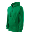 MALFINI Trendy Zipper – Sweatshirt herr, mellangrön