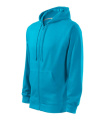 MALFINI Trendy Zipper – Sweatshirt herr, blå atoll