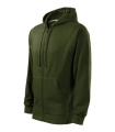 MALFINI Trendy Zipper – Sweatshirt herr, militärgrön