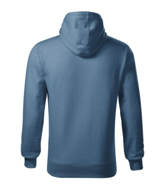 MALFINI Cape – Sweatshirt herr, denimblå, S, produktbild (4)