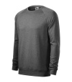 MALFINI Merger – Sweatshirt herr, svart melerad