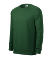 MALFINI Merger – Sweatshirt herr, flaskgrön melerad