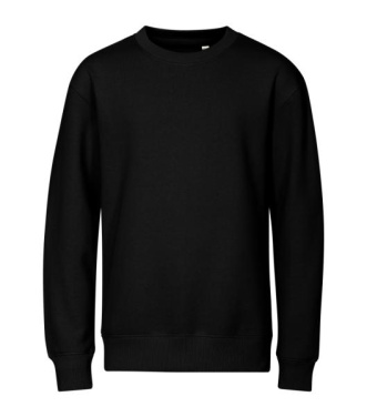 MALFINI Crew – Sweatshirt för barn, svart, 158 cm/12 years, produktbild (2)