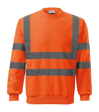RIMECK HV Essential – Tröja unisex, fluorescerande orange, M, produktbild (2)