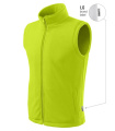 RIMECK Next – Fleeceväst unisex, lime punch 62 (märkesetikett)