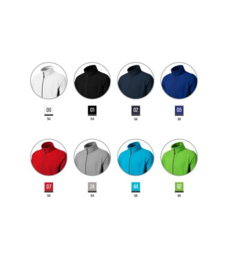 MALFINI Frosty – Fleece herr, ljusgrå, 4XL, produktbild (3)