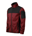 RIMECK Casual – Softshelljacka herr, stickad marlboro-röd