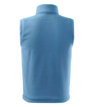 MALFINI Next – Fleeceväst unisex, azurblå, XS, produktbild (2)