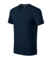 MALFINI Premium Action V-neck – T-shirt herr, marinblå