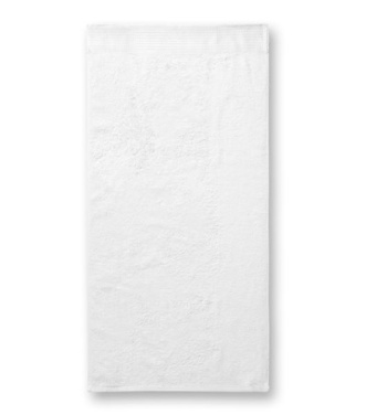 MALFINI Bamboo Towel – Handduk unisex, vit, 50 x 100 cm, produktbild (2)