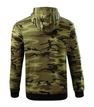 MALFINI Camo Zipper – Sweatshirt herr, kamouflagegrön, S, produktbild (3)