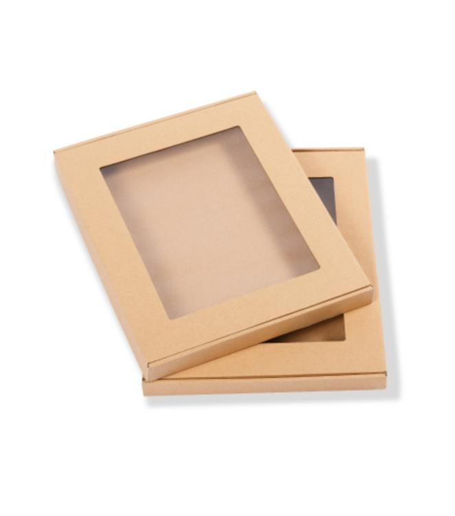 MALFINI Gift box with cover, transparent lock, 310 x 250 x 25 mm, produktbild (1)