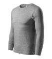 PICCOLIO Progress LS – T-shirt unisex, mörkgrå melerad