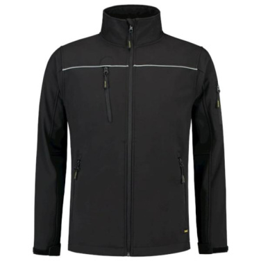 TRICORP Luxury Softshell – Softshelljacka unisex, svart, 4XL, produktbild (2)