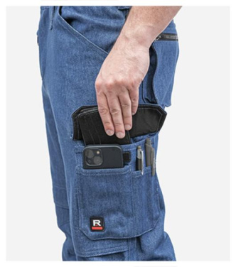 RIMECK Vertex – Arbetsjeans män, ljus denim, 44, produktbild (3)