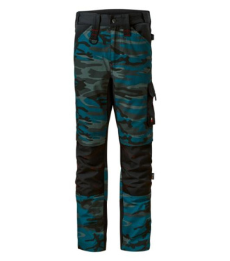 RIMECK Vertex Camo – Arbetsbyxor herr, kamouflage bensin, 44, produktbild (2)