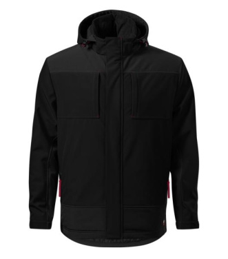 RIMECK Vertex – Vinter softshelljacka herr, svart, S, produktbild (2)