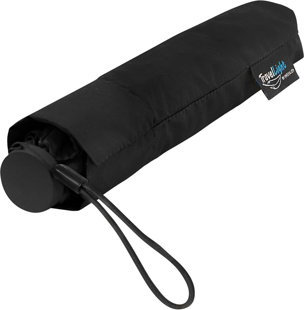 MINIMAX TU-2 ultralätt reseparaply, svart, Ø 90 cm, produktbild (1)