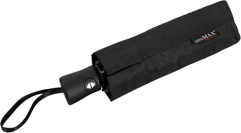 MINIMAX LGF-425 hopfällbart paraply, svart, Ø 90 cm, produktbild (1)