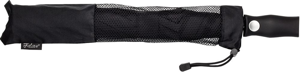 FALCONE GF-600 hopfällbart paraply, svart, Ø 120 cm, produktbild (1)