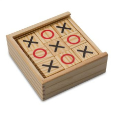 Duel Tre i rad-spel, beige