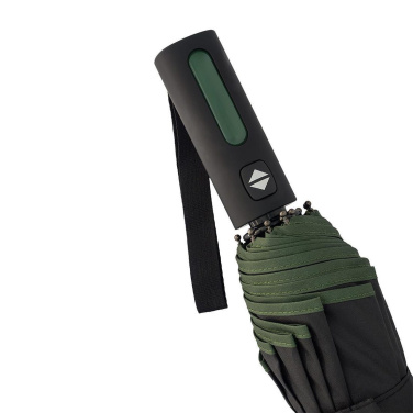Clarimo hopfällbart paraply, grön, produktbild (2)