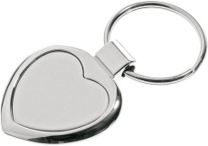 Stout Heart metallnyckelring, silver