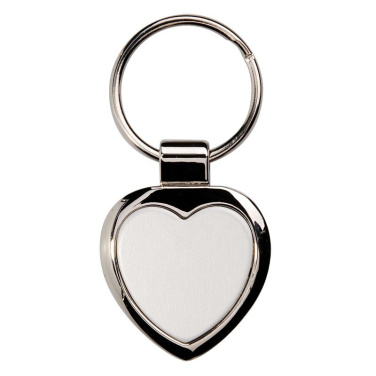 Stout Heart metallnyckelring, silver, produktbild (3)