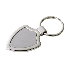 Emblem metallnyckelring, silver