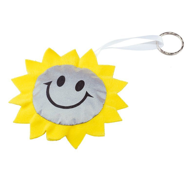 Solnyckelring, gul/silver, produktbild (1)