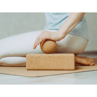 Korkmassageboll, brun, produktbild (2)