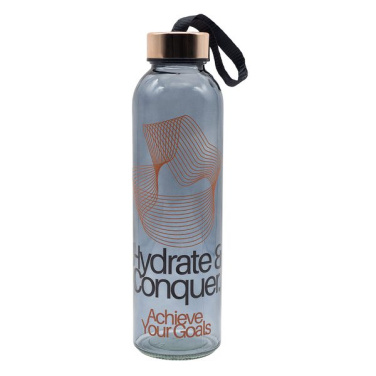 500 ml Lux glasflaska, guld, produktbild (4)