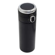 420 ml Bounce termosmugg med termometer, svart