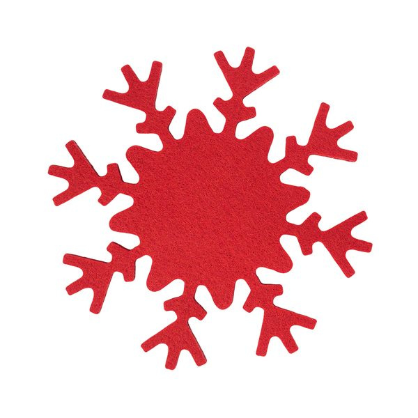 Snöflingefiltdynor, röd, produktbild (1)