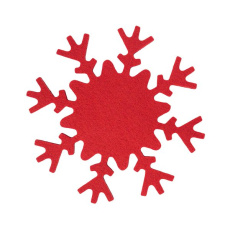 Snöflingefiltdynor, röd