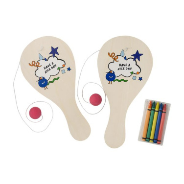 Playo paddelset, beige, produktbild (2)