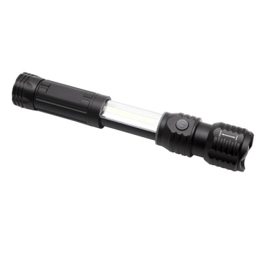 Robust ficklampa, svart, produktbild (4)